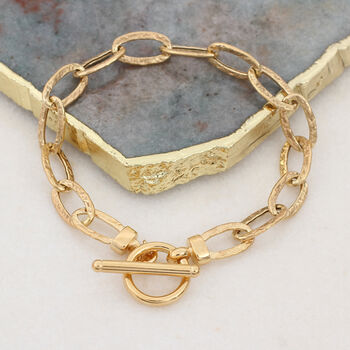 18ct Gold Plated Or Sterling Silver Link Chain Bracelet, 3 of 4