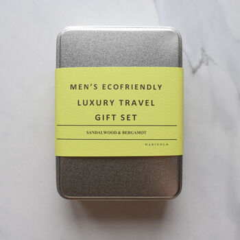 Mens Ecofriendly Luxury Travel Gift Set, 2 of 5