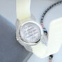 Personalised Transparent Wrist Watch With Rubber Strap, thumbnail 3 of 3