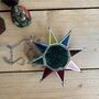 Moroccan Style Star Hanging Lantern Emerald Green, thumbnail 1 of 8