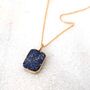 The Rectangle Lapis Lazuli Necklace, thumbnail 3 of 8
