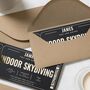 Personalised Indoor Skydiving Birthday Gift Voucher, thumbnail 7 of 9