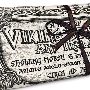 Viking Britain Map Tea Towel, 5 of 11