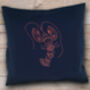 Lobster Cushion Beginners Embroidery Kit, thumbnail 3 of 4