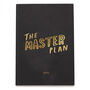 Master Plan Foil Personalised Notebook, thumbnail 3 of 5
