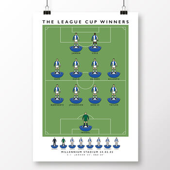 Blackburn Rovers 2002 League Cup Poster, 2 of 8