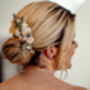 Pink, Blush And White Flower Hair Comb, thumbnail 7 of 7
