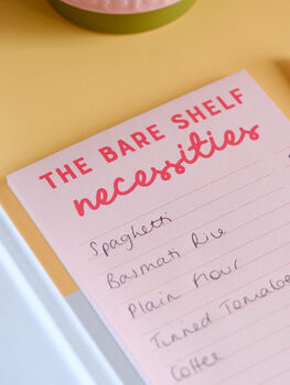 The Bare Shelf Necessities Shopping List Pad, 2 of 5