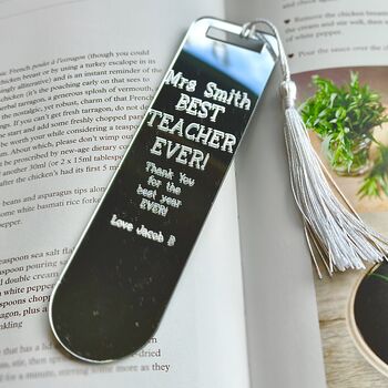 Personalised Best Teacher Ever Bookmark, 5 of 7