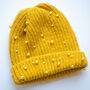 Pearl Embellished Knit Hat, thumbnail 3 of 5