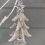 Christmas Glass Sparkle Tree Decoration, thumbnail 3 of 3