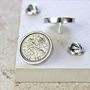 Personalised Sixpence Tie/Lapel Pin 1928 To 1967, thumbnail 4 of 8
