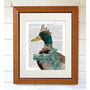 Lady D, Duck Book Print, Framed Or Unframed, thumbnail 4 of 5