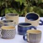 Handmade Ceramic Mug Vietnamese Y Thanh Design, thumbnail 4 of 4