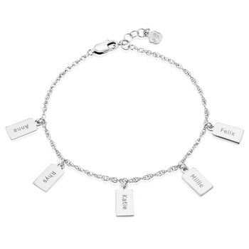 Tiny Tag Name Bracelet, 2 of 6