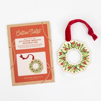 Make Your Own Stitched Wreath Decoration, 7 of 7