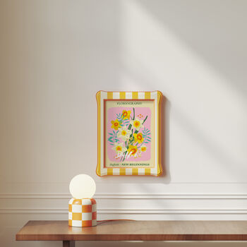 Daffodil Flower Print For New Beginnings, 7 of 7