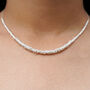 Sterling Silver Loops Necklace, thumbnail 2 of 12
