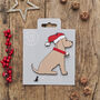 Golden Cocker Spaniel Dog Christmas Decoration Personalisation Available, thumbnail 3 of 5