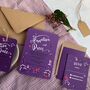 Colourful Floral Wedding Invitation Collection, thumbnail 4 of 7