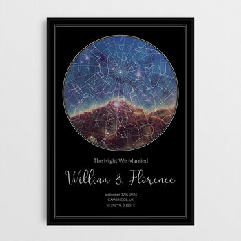 Welcome To The World Personalised Star Map Print New Baby Gift, 12 of 12