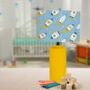 Rockets Lampshade, Blue And Yellow, thumbnail 2 of 2