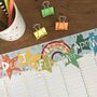 Rainbow, Star And Bugs 2022/23 Academic Wall Planner, thumbnail 3 of 10