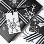 Luxury Snowflake, Christmas Wrapping Paper, thumbnail 2 of 7