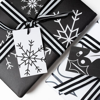 Luxury Snowflake, Christmas Wrapping Paper, 2 of 7