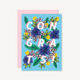 Congrats Floral Type Card, thumbnail 1 of 2