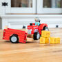 Personalised Wooden Farm Tractor And Trailer Birthday Gift, thumbnail 4 of 5