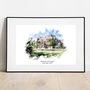 Wedding Venue Personalised Portrait, thumbnail 1 of 9