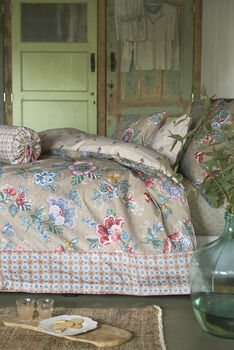 Pip Studio Berry Bird Single Duvet Cover Set Khaki, 2 of 2