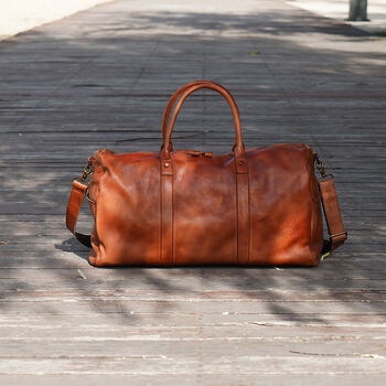 Genuine Leather Holdall, 12 of 12