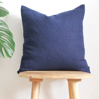 Softened Pure Linen Cushion Covers, 3 of 7