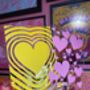 Plaque Hearts Clear Acrylic Vinyl Decor, thumbnail 6 of 7