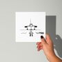 Concorde – Hand Drawn Aviation Greeting Card Illustration, thumbnail 1 of 6