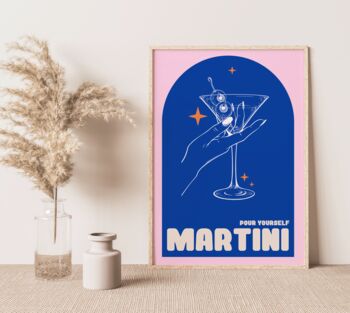 Set Of Six Cocktail Gallery Wall Print Pack, 7 of 7