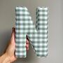 Sage Green Fabric Letters, thumbnail 5 of 8