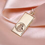 9ct Gold Modern Saint Christopher Pendant, thumbnail 3 of 5