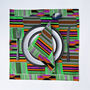 African Print Cotton Napkin | Kente Kofi Print, thumbnail 1 of 8