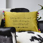 Personalised Sister Quote Velvet Cushion, thumbnail 4 of 8