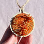 Make A Beaded And Embroidered Christmas Tree Bauble Kit, Rust, thumbnail 6 of 8