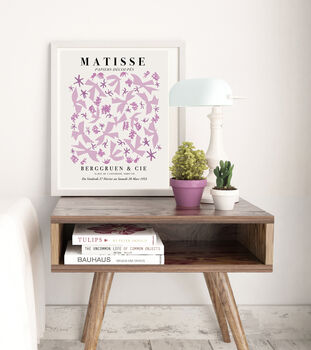 Matisse Pink Birds Exhibition Print, 2 of 3