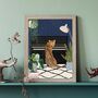 Cheetah Piano Wall Art Home Decor Music Print, thumbnail 2 of 3