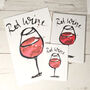 Red Wine Illustrated Wall Art, thumbnail 4 of 10