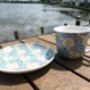 Large Cup And Saucer In Blue Chrysanthemum Design, thumbnail 9 of 11
