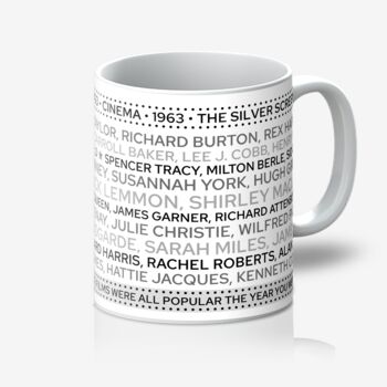 Personalised Mug Of Movies Gift For Any Year, 6 of 6