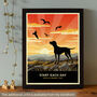 Limited Edition Seaside Pointer Or Viszla Gift Print, thumbnail 10 of 10