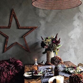 Three Large Metal Star Decorations For Any Home Or Garden, 4 of 12